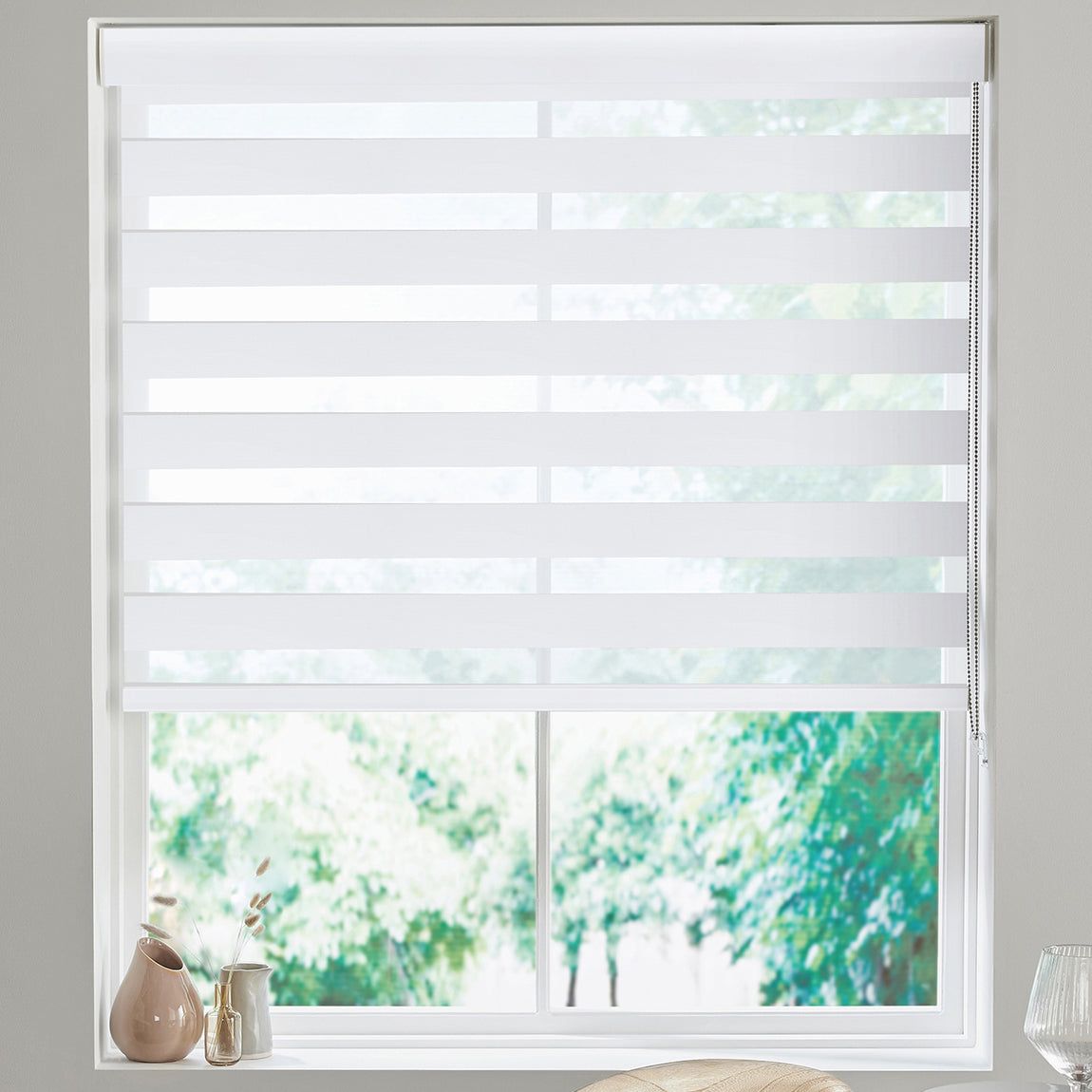 Amity Made to Measure Day Night Blind Ice