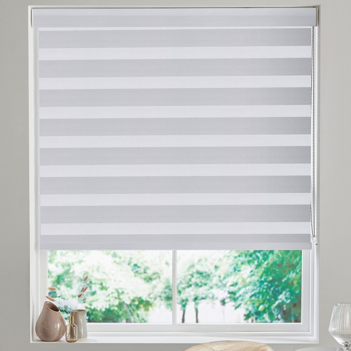Lana Made to Measure Day Night Blind White
