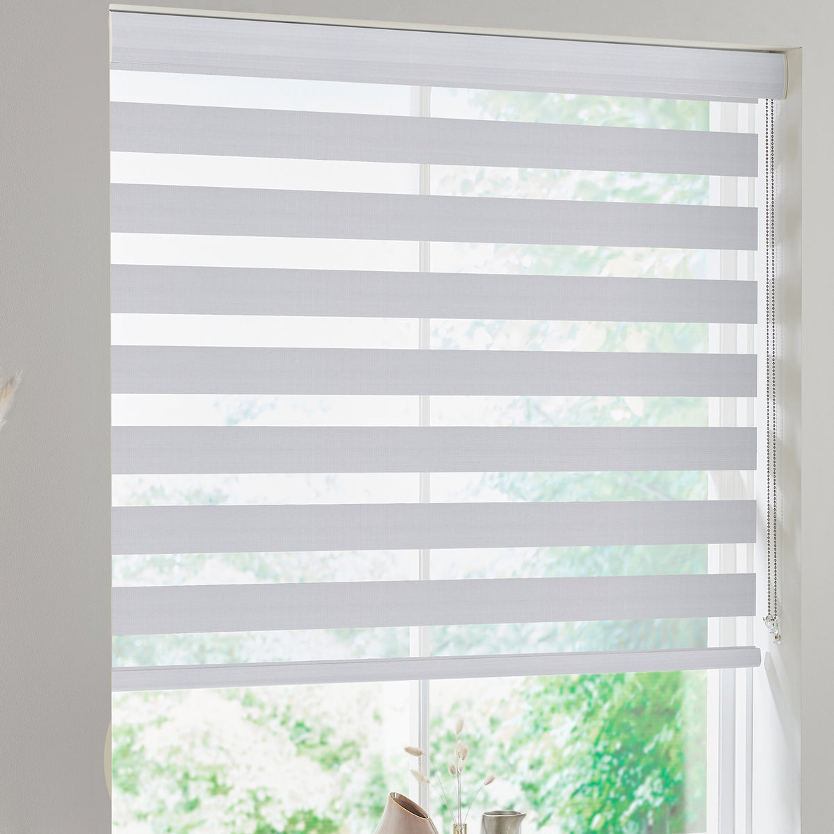 Lana Made to Measure Day Night Blind White