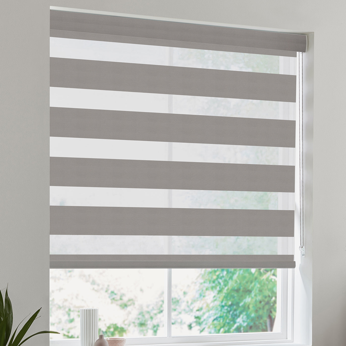 Lana Made to Measure Day Night Blind Smoke