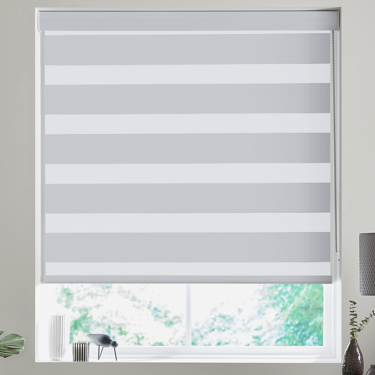 Harmony Made to Measure Day Night Blind Snow