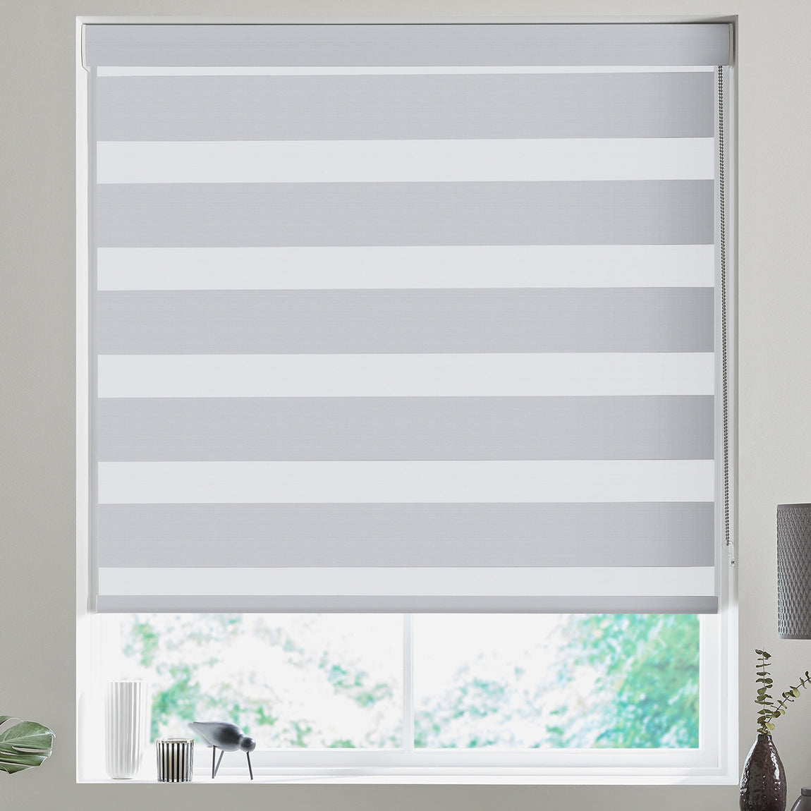 Harmony Made to Measure Day Night Blind Snow