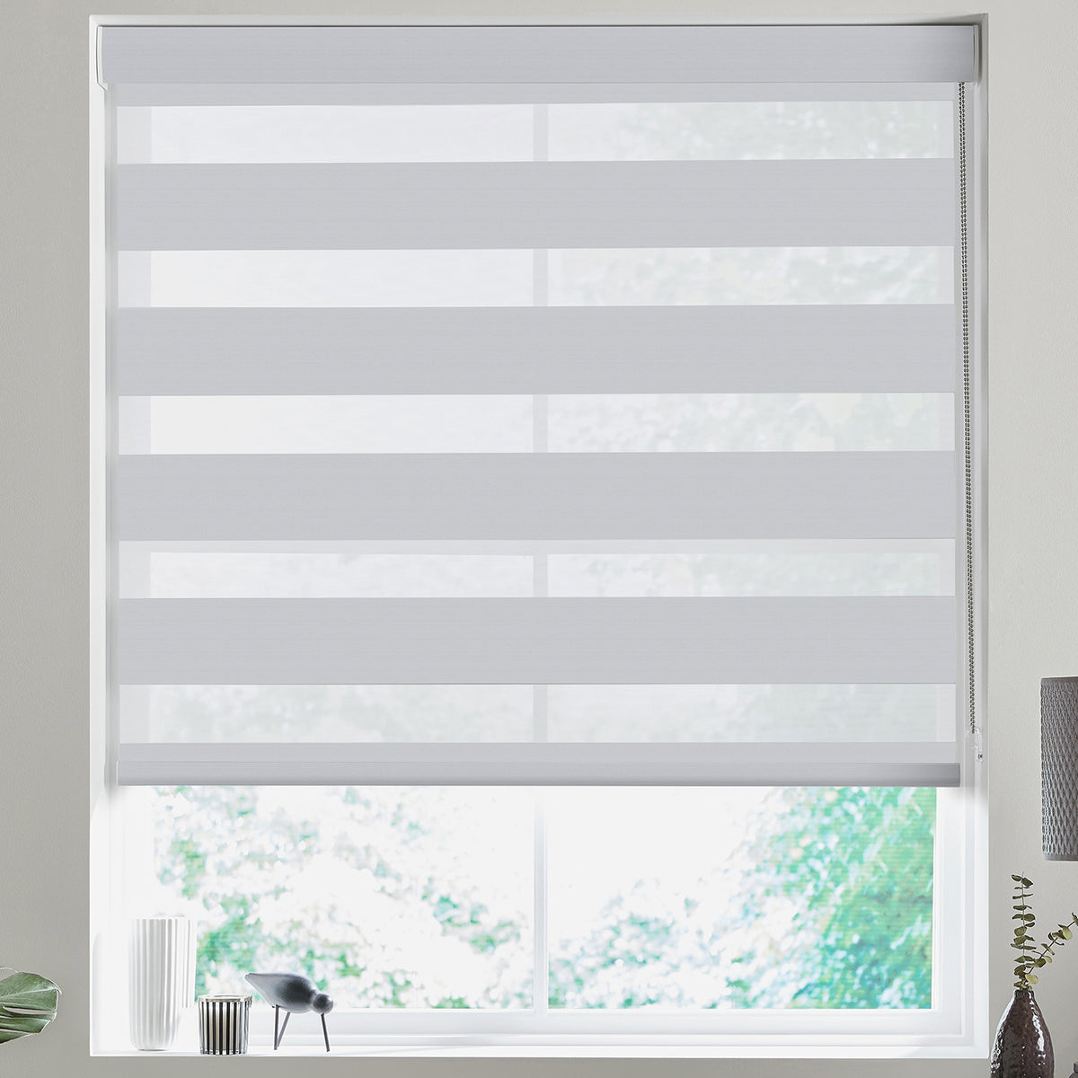 Harmony Made to Measure Day Night Blind Snow