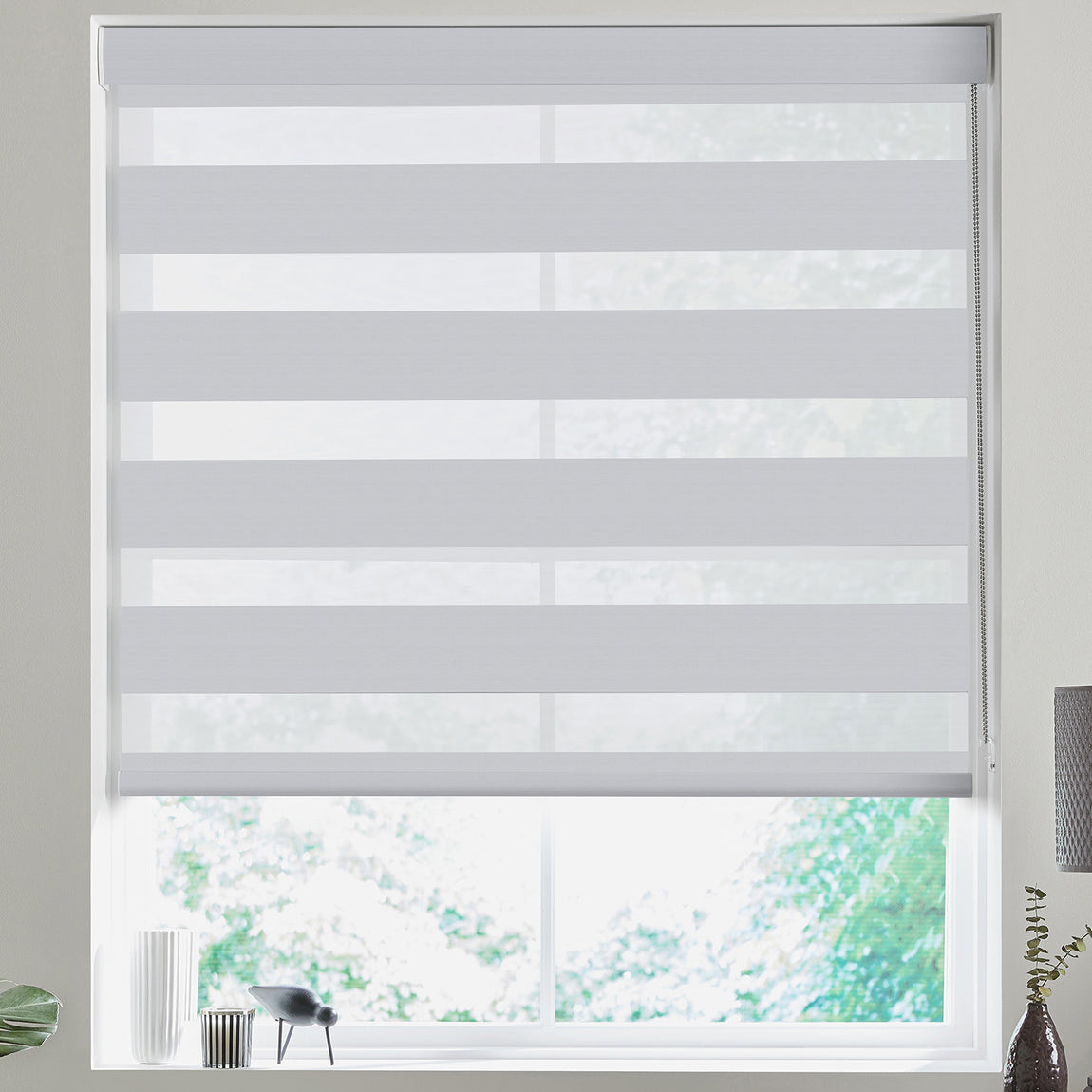 Harmony Made to Measure Day Night Blind Snow