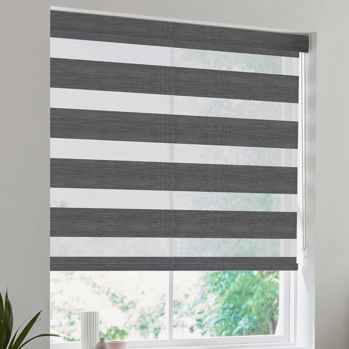 Evelyn Made to Measure Day Night Blind Graphite