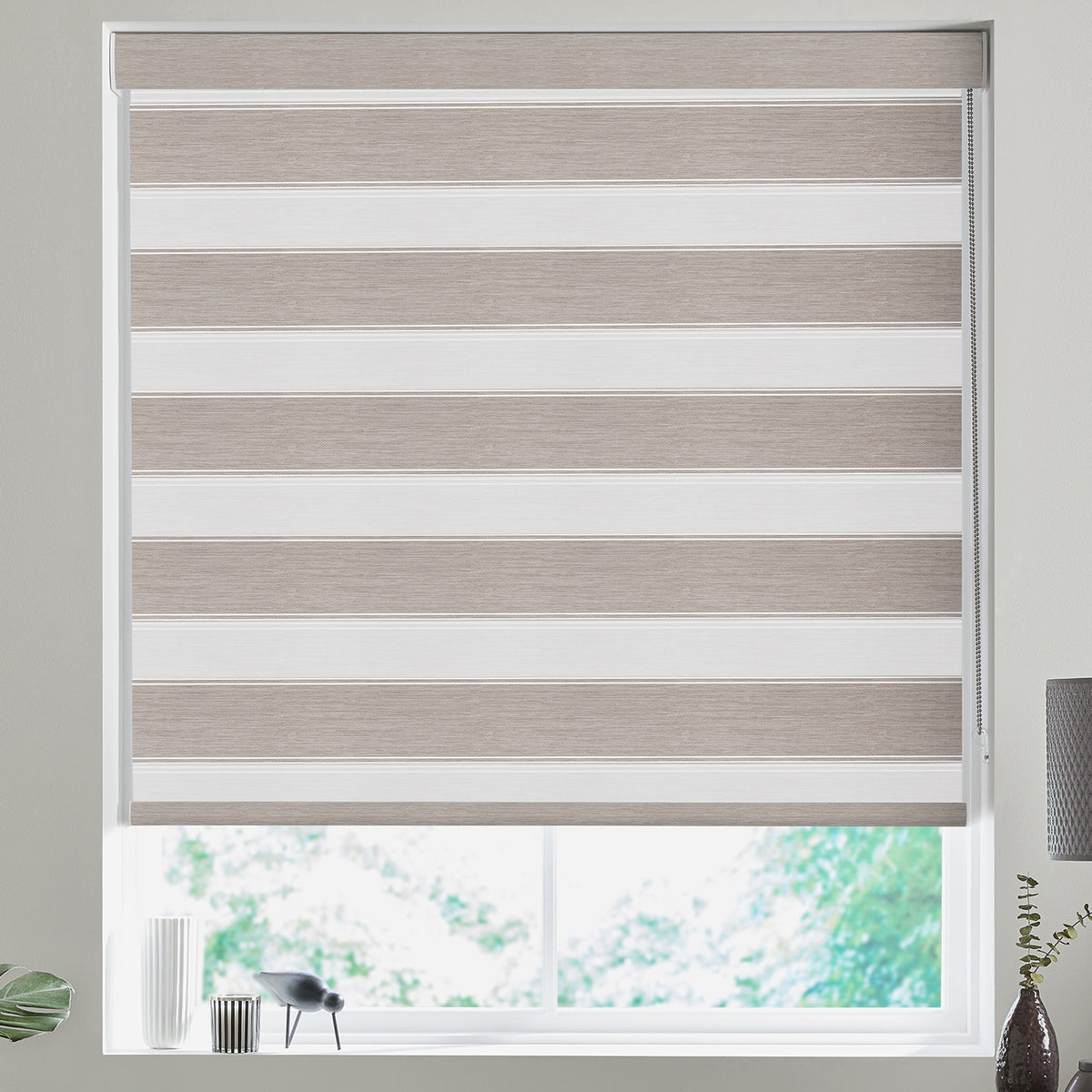 Zura Made to Measure Day Night Blind Taupe