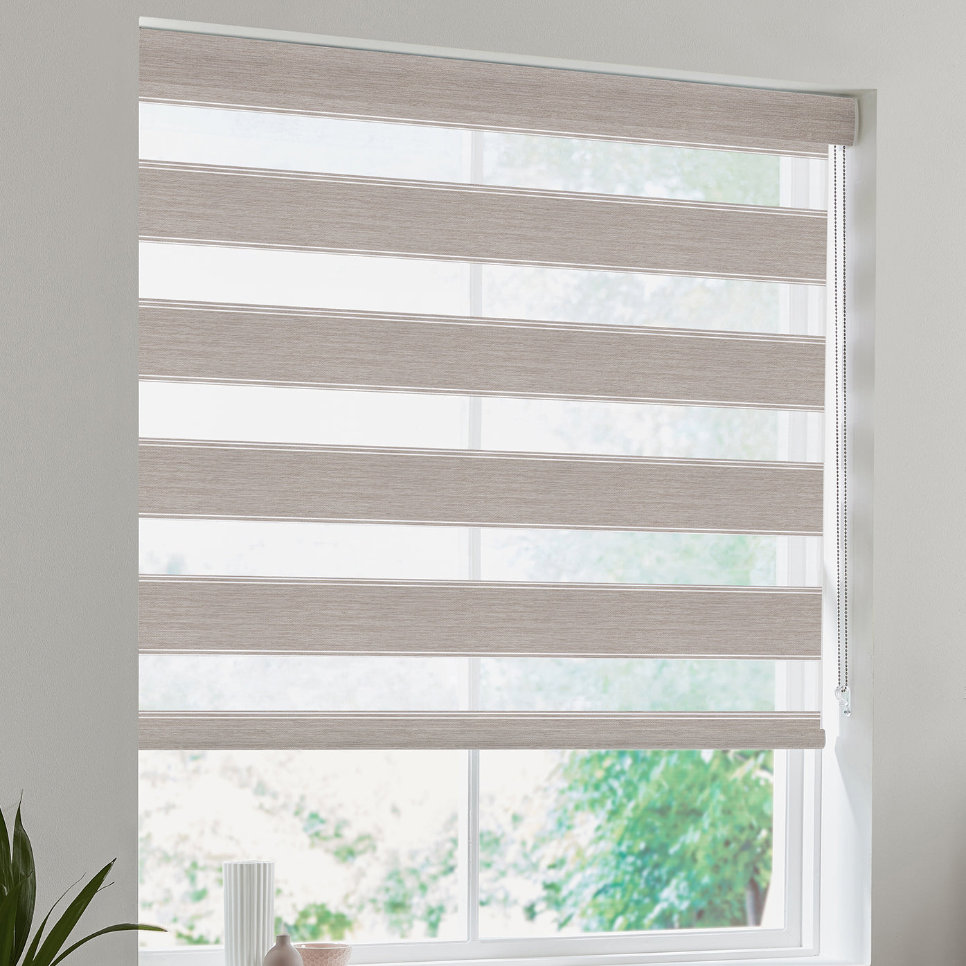 Zura Made to Measure Day Night Blind Taupe