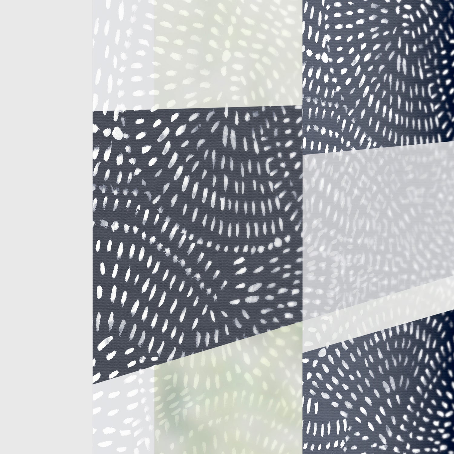 Swirl Made to Measure Day Night Blind Navy