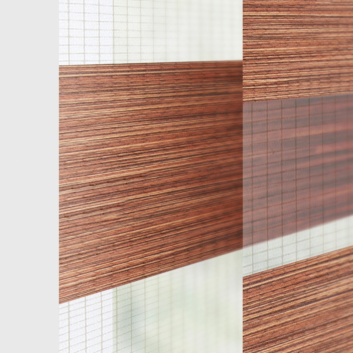 Nura Made to Measure Day Night Blind Teak