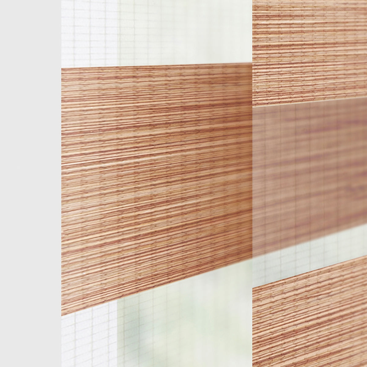 Nura Made to Measure Day Night Blind Bark