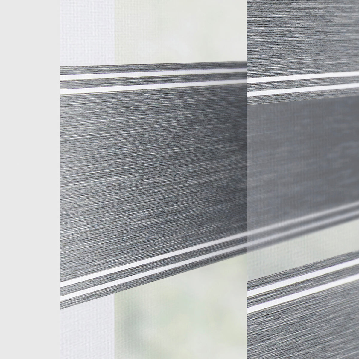 Zura Made to Measure Day Night Blind Charcoal
