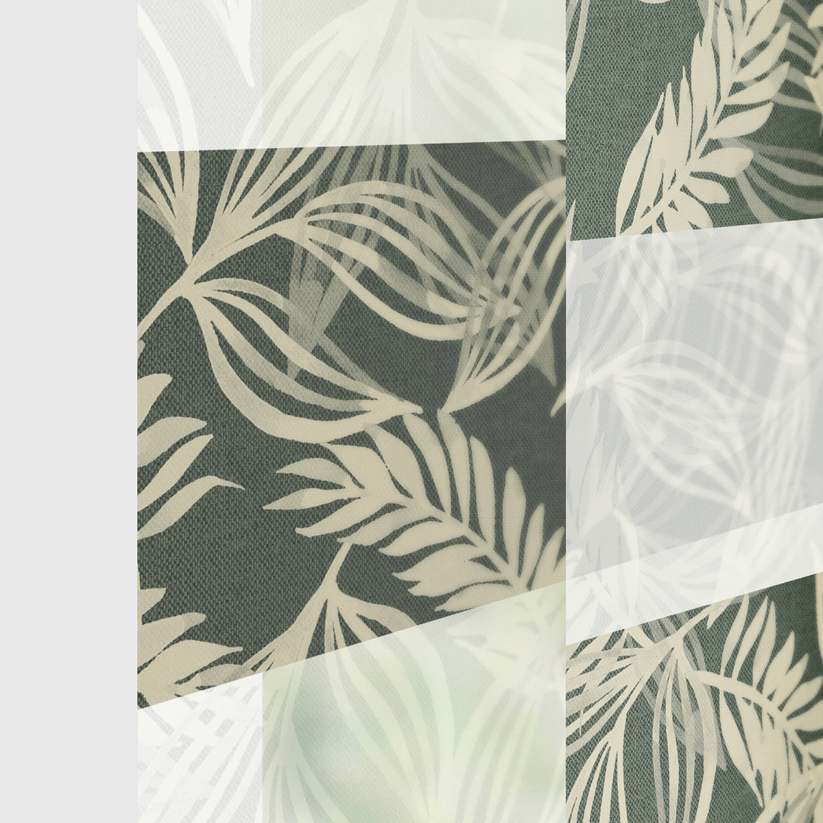 Foliage Made to Measure Day Night Blind Olive