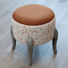 Voyage Maison Finn Footstool Carrara Rosewater