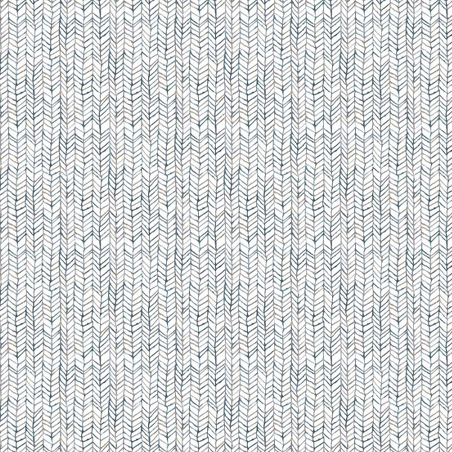 Voyage Maison Fishing Net Printed Cotton Fabric Slate