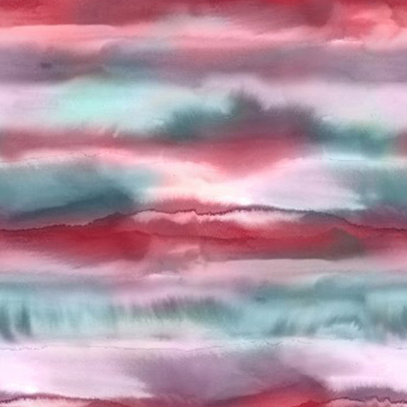 Voyage Maison Fjord Printed Cotton Fabric Abalone