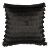 furn. Flicker Fringed 45cm x 45cm Filled Cushion Graphite