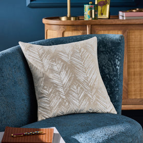 Clarke & Clarke Folius Polyester Filled Cushion 43cm x 43cm Silver