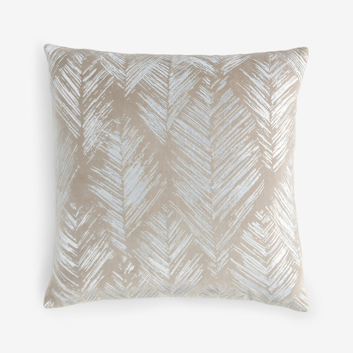 Clarke & Clarke Folius Feather Filled Cushion 43cm x 43cm Silver