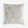 Clarke & Clarke Folius Feather Filled Cushion 43cm x 43cm Silver