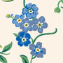 Cath Kidston Forget Me Not Made to Measure Roman Blind Blue Sample Image