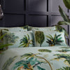 Paoletti Forster Tropical Palms Duvet Cover Bedding Set Multi