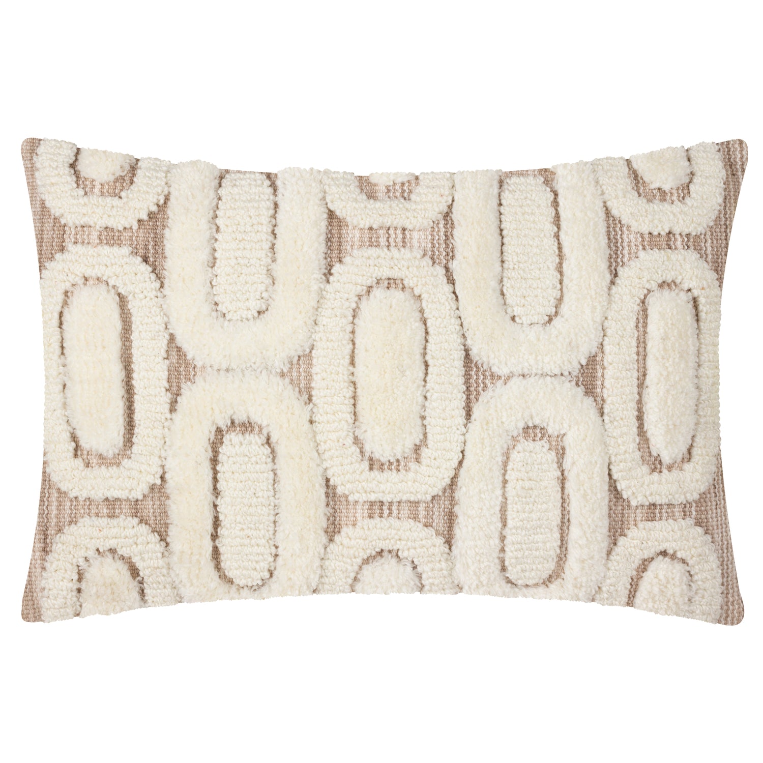 Fosse Tufted 30cm x 50cm Filled Boudoir Natural
