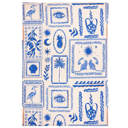 Frieze Outdoor Indoor Washable 120cm x 170cm Rug Blue