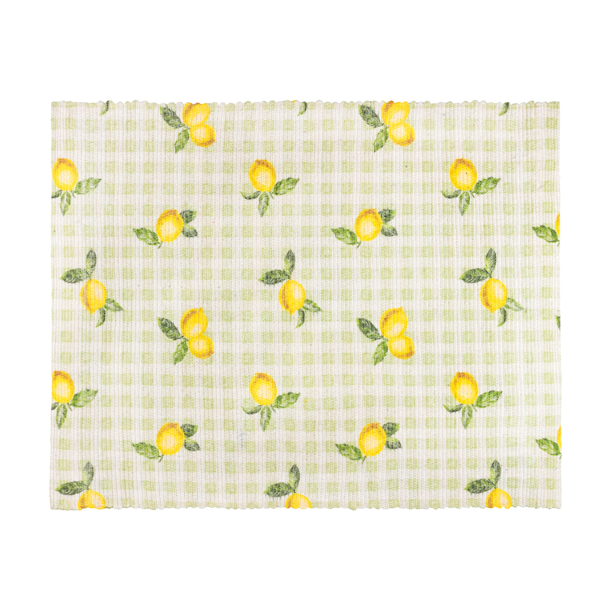 Furn Fruits Lemons Set of 4 36cm x 46cm Outdoor Placemats Sage