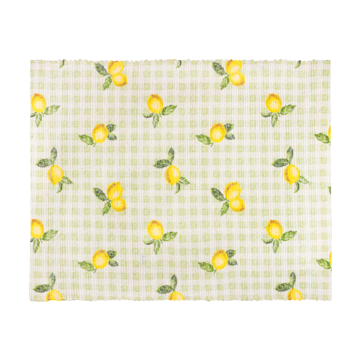 Furn Fruits Lemons Set of 4 36cm x 46cm Outdoor Placemats Sage
