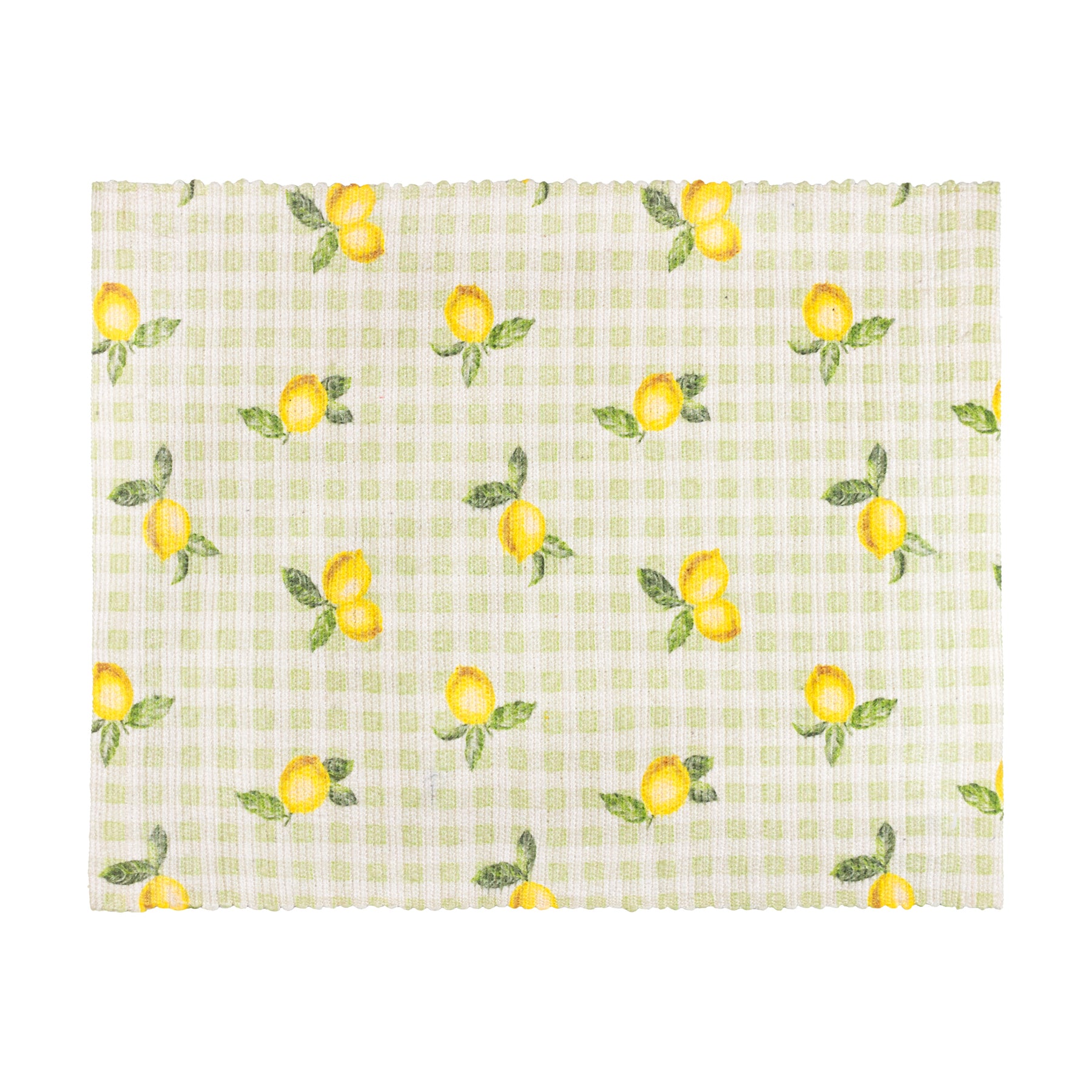 Furn Fruits Lemons Set of 4 36cm x 46cm Outdoor Placemats Sage