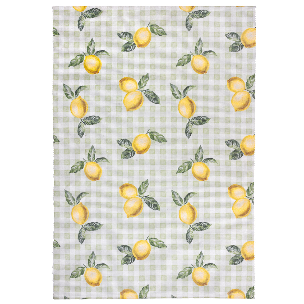 Furn Fruits Lemons Striped Outdoor Rug 120cm x 170cm Sage
