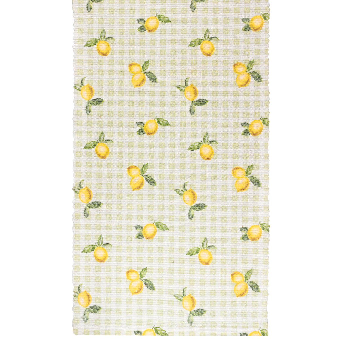 Furn Fruits Lemons 35cm x 180cm Outdoor Runner Sage