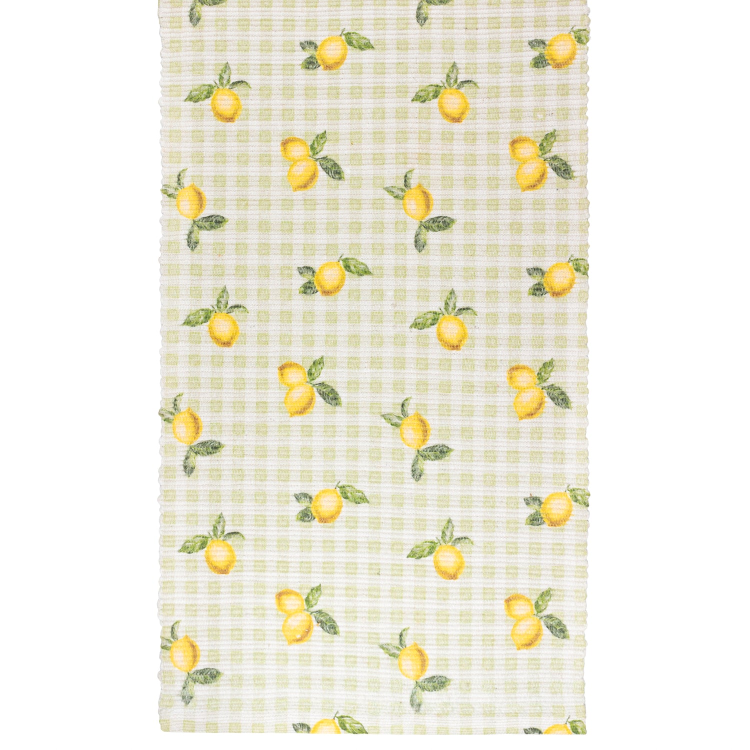 Furn Fruits Lemons 35cm x 220cm Outdoor Runner Sage
