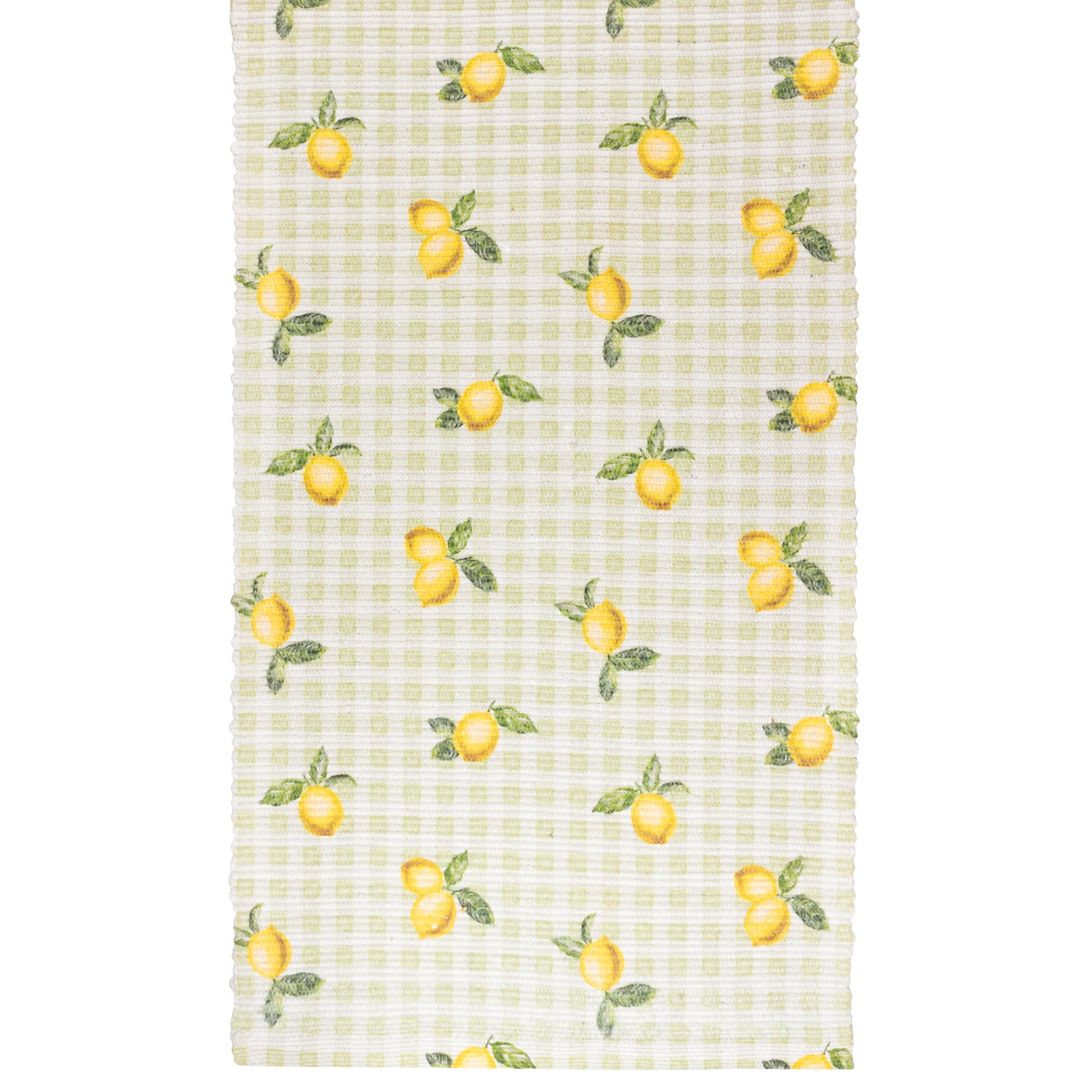 Furn Fruits Lemons 35cm x 220cm Outdoor Runner Sage