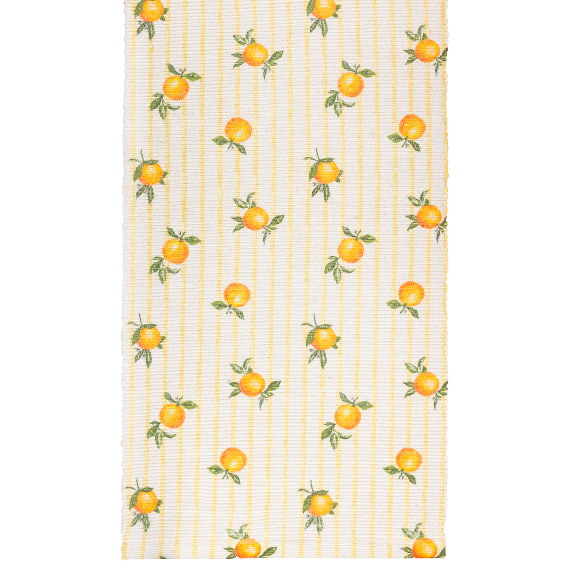 Furn Fruits Oranges 35cm x 180cm Outdoor Runner Yellow