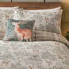 Dreams & Drapes Forest Animals Brushed Cotton Duvet Cover Bedding Set Natural