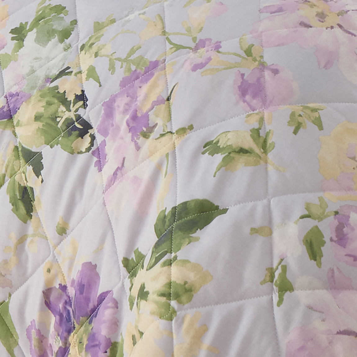 Dreams & Drapes Flourette Jacquard Floral Bedspread Set  Lilac