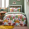 Fun Guys Mushroom Reversible Bedding Set Multi