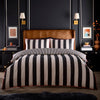 Laurence Llewelyn-Bowen Festivo Circus Striped Duvet Cover Bedding Set Black