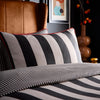 Laurence Llewelyn-Bowen Festivo Circus Striped Duvet Cover Bedding Set Black