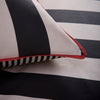 Laurence Llewelyn-Bowen Festivo Circus Striped Duvet Cover Bedding Set Black