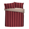 Laurence Llewelyn-Bowen Festivo Circus Stripe Cotton Sateen Duvet Cover Bedding Set Red