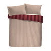 Laurence Llewelyn-Bowen Festivo Circus Stripe Cotton Sateen Duvet Cover Bedding Set Red