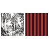 Laurence Llewelyn-Bowen Festivo 4 Pack 40cmx40cm Napkins Red