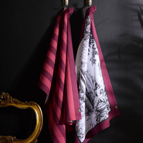 Laurence Llewelyn-Bowen Festivo 2 Pack 50cmx70cm Tea Towels Red