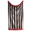 Laurence Llewelyn-Bowen Festivo Stripe Velvet 130cmx180cm Throw Black