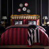 Laurence Llewelyn-Bowen Festivo Stripe Velvet 130cmx180cm Throw Black
