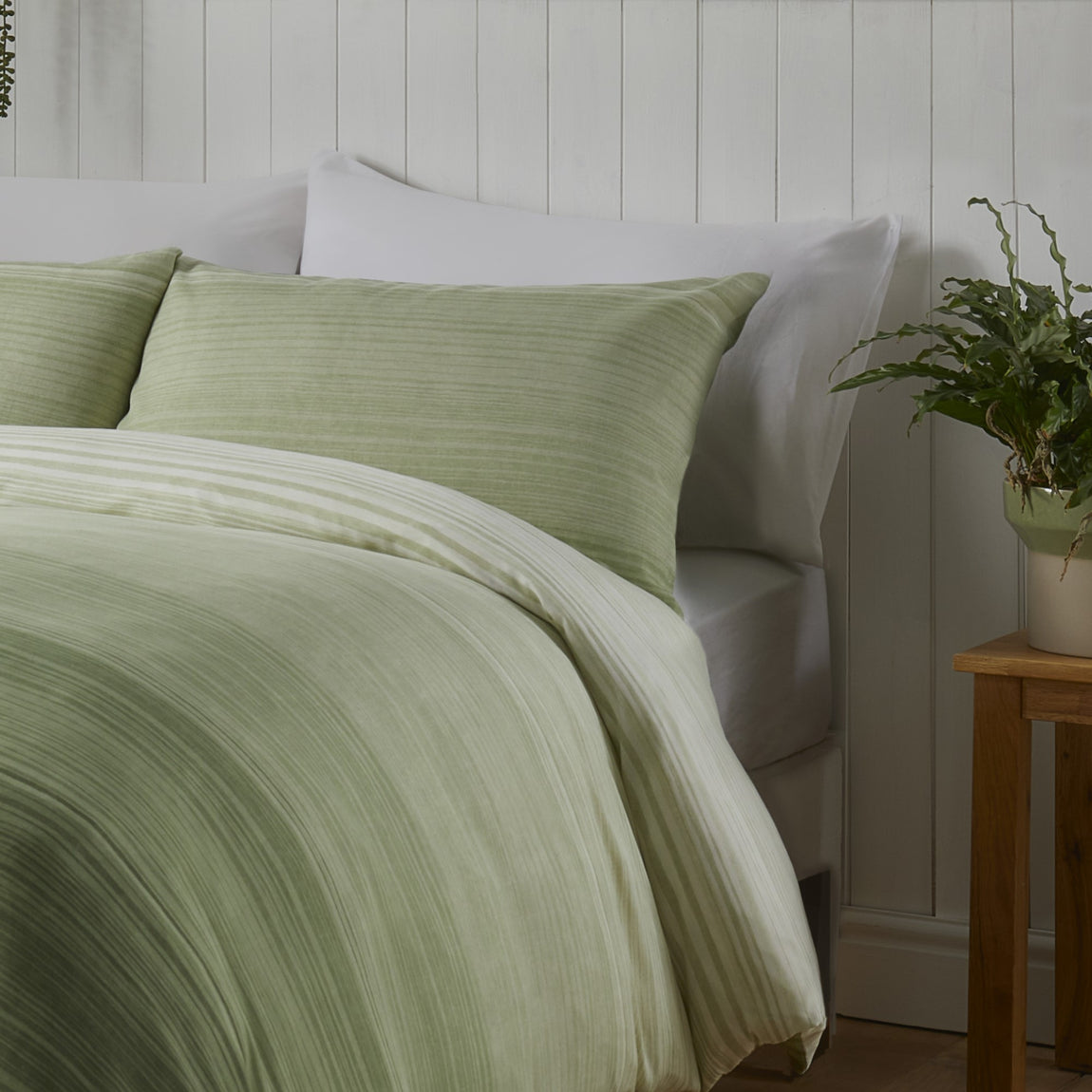 Fusion Fairhaven Duvet Cover Bedding Set Green