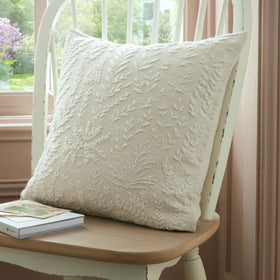 Laura Ashley Felsham 50cm x 50cm Filled Cushion Oyster