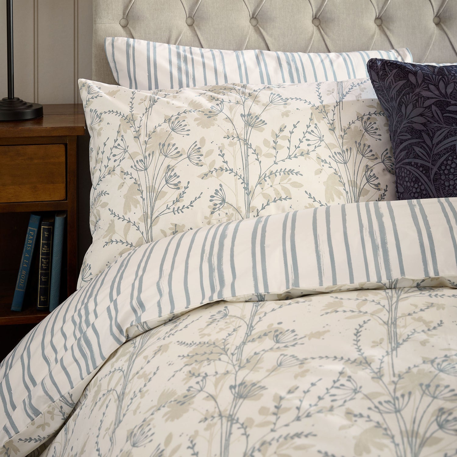 Laura Ashley Fennelton Pillowcase Housewife Natural
